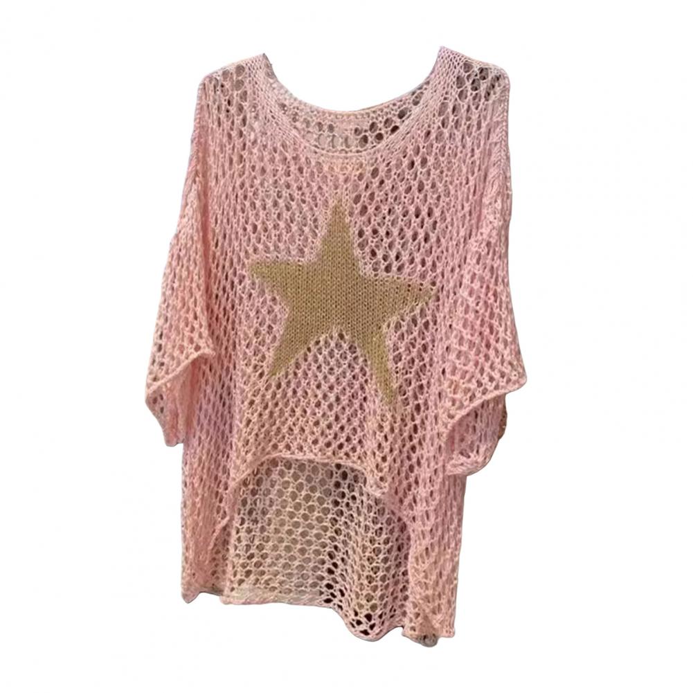 LISSA - Elegant Knitted Stars Shirt