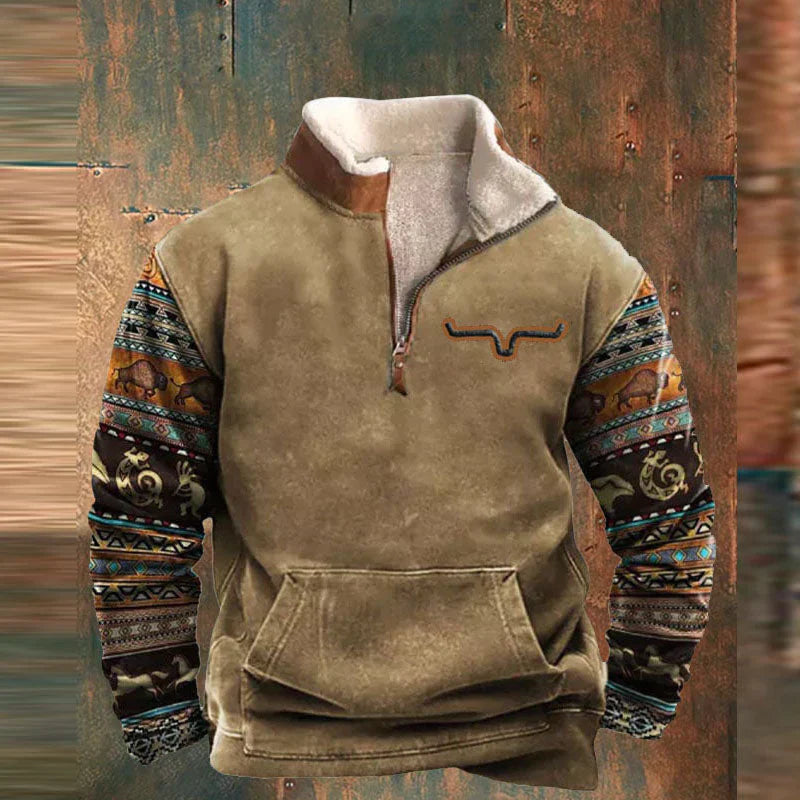 Luis - Modern Zip-Up Sweater