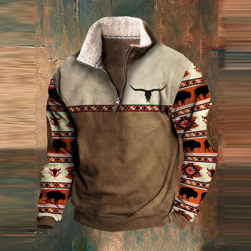 Luis - Modern Zip-Up Sweater