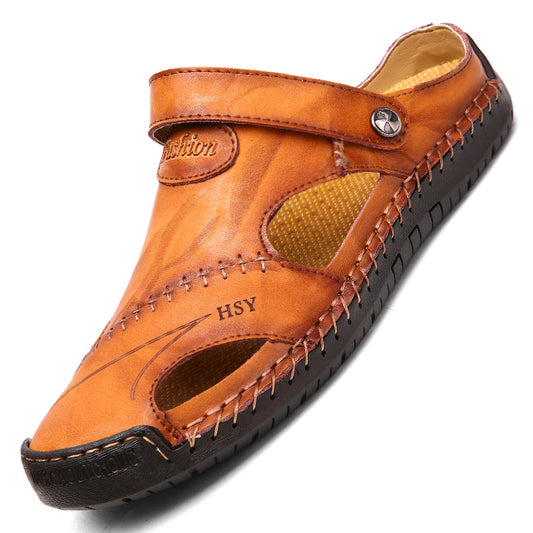 Lars - Orthopedic leather sandals