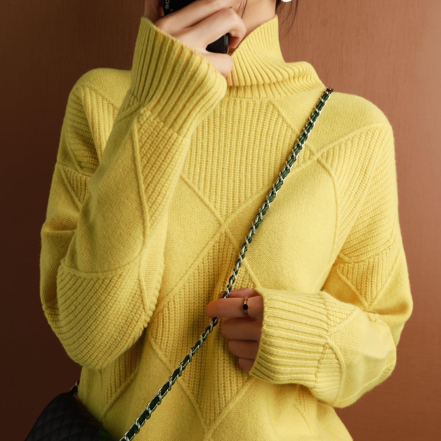 MIMA - Cashmere Turtleneck Sweater (60% OFF)